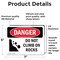 Signmission Do Not Climb On Rocks, 7 in W x Rectangle, Vinyl Decal OS-2PACK-DS-D-57-L-2090 - alternate 2